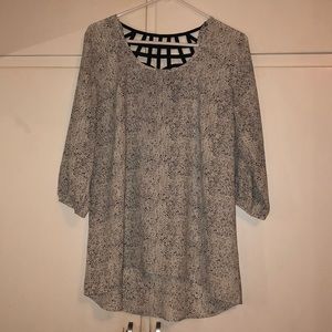 Maurice's blouse with lattice back